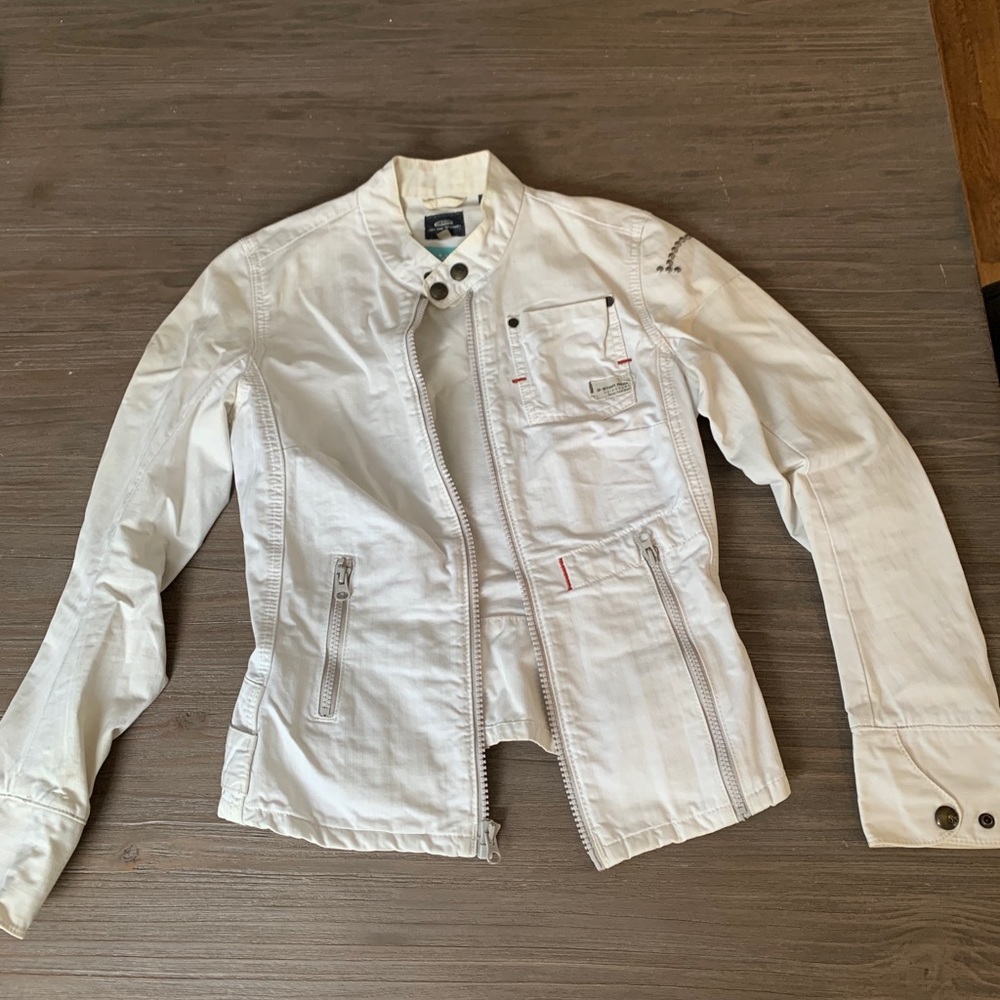 G-Star White Jean Jacket